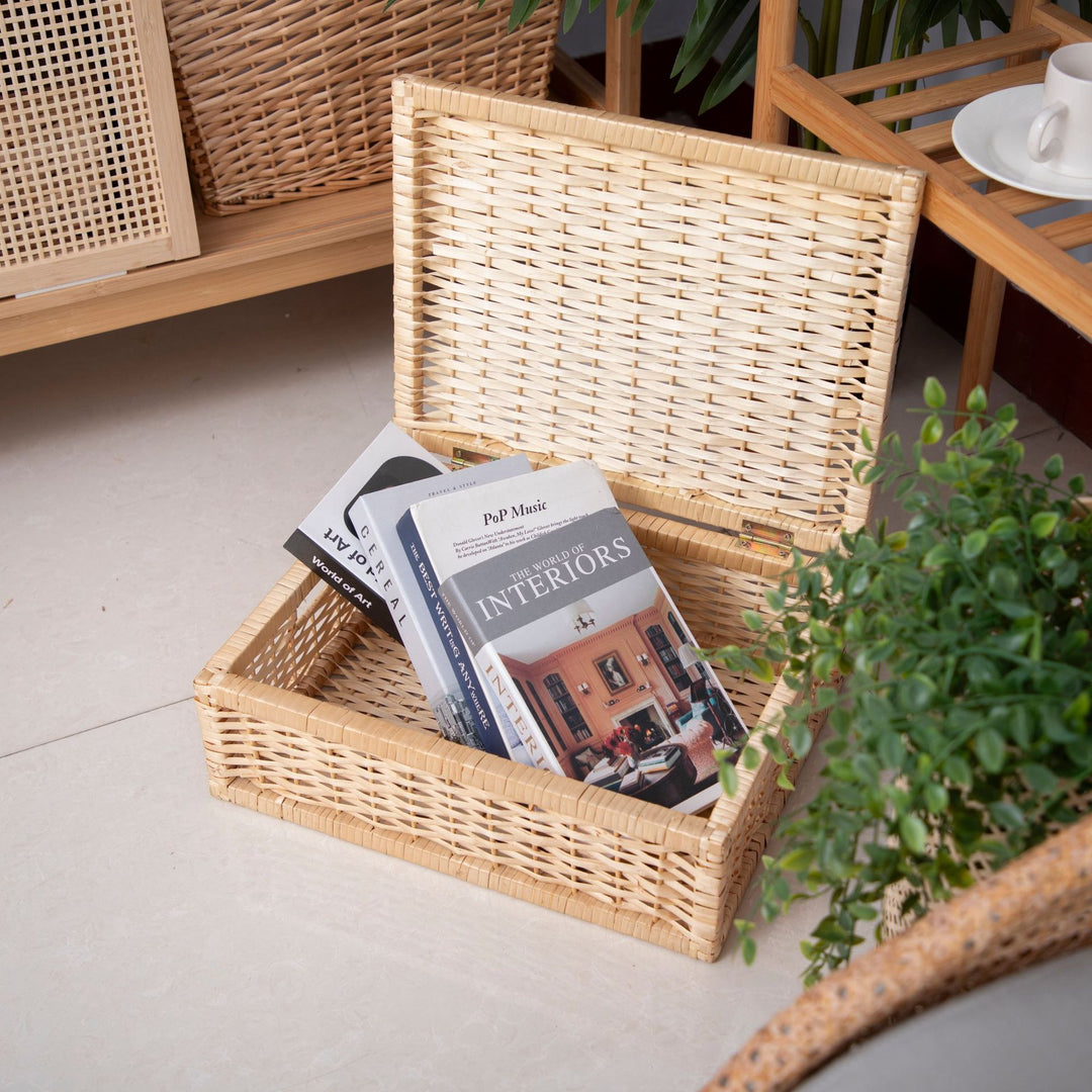 Elegant Handwoven Storage Box Stornfield