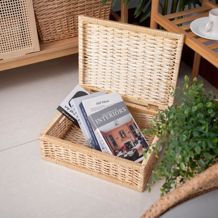 Elegant Handwoven Storage Box Stornfield
