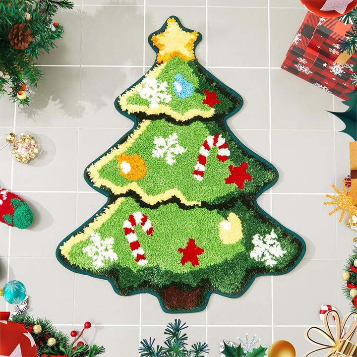 Whimsical Gnome Design Bath Mat