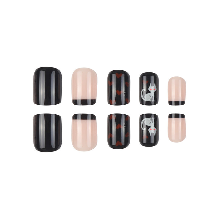 Halloween-Themed Press-On Nail Art Set Stornfield