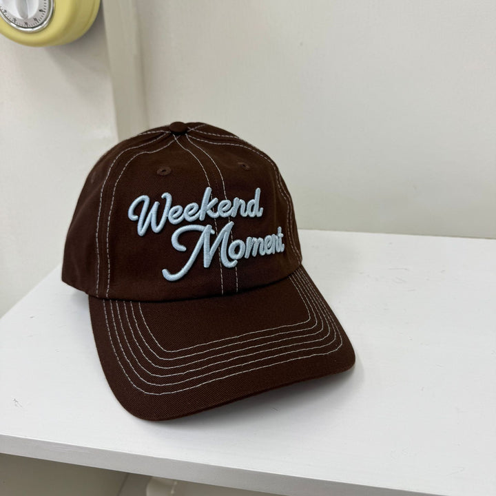 Women's Casual Cotton Baseball Cap with Embroidered Phrase Stornfield