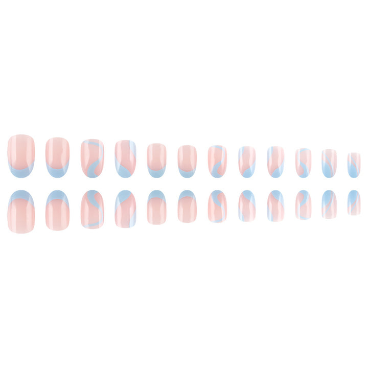 Artistic French Tip Nail Design Stornfield