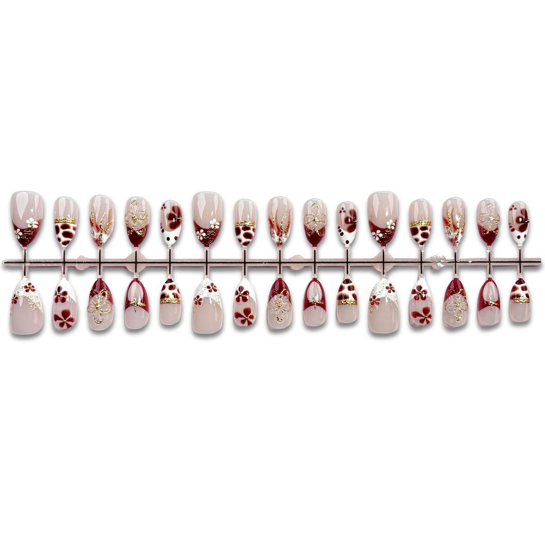 Artfully Designed Press-On Nail Set