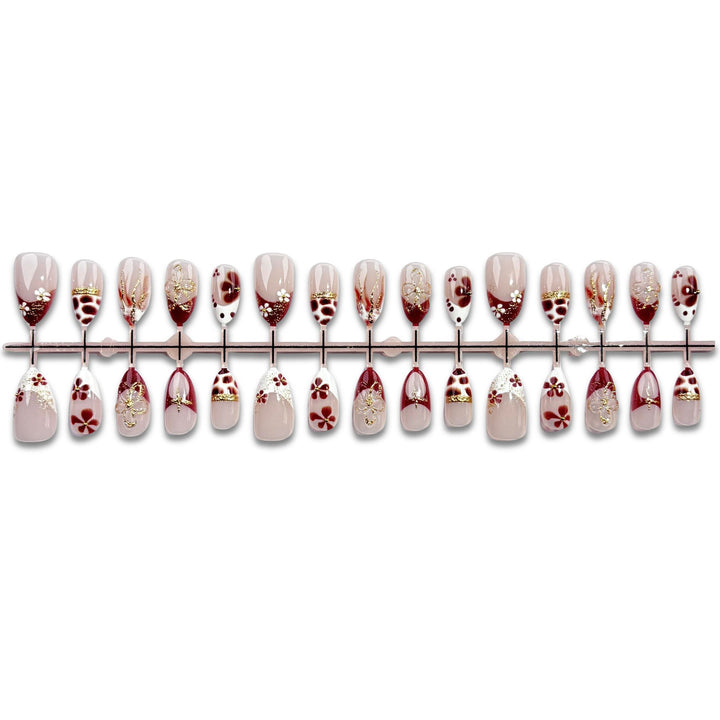 Artfully Designed Press-On Nail Set