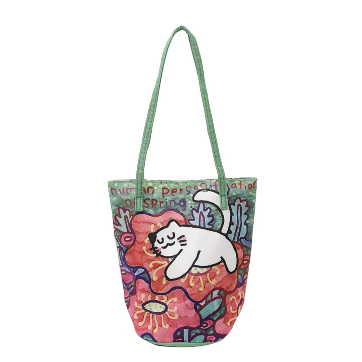 Fun Artistic Cat-Themed Tote Bag Stornfield