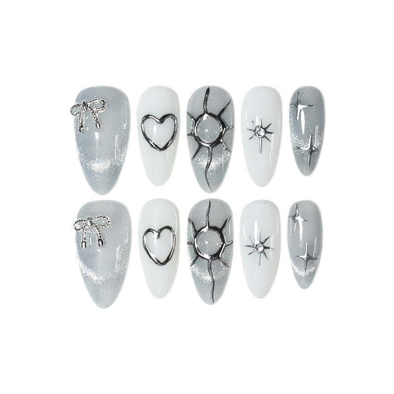 Glittering Decorative Press-On Nail Set Stornfield