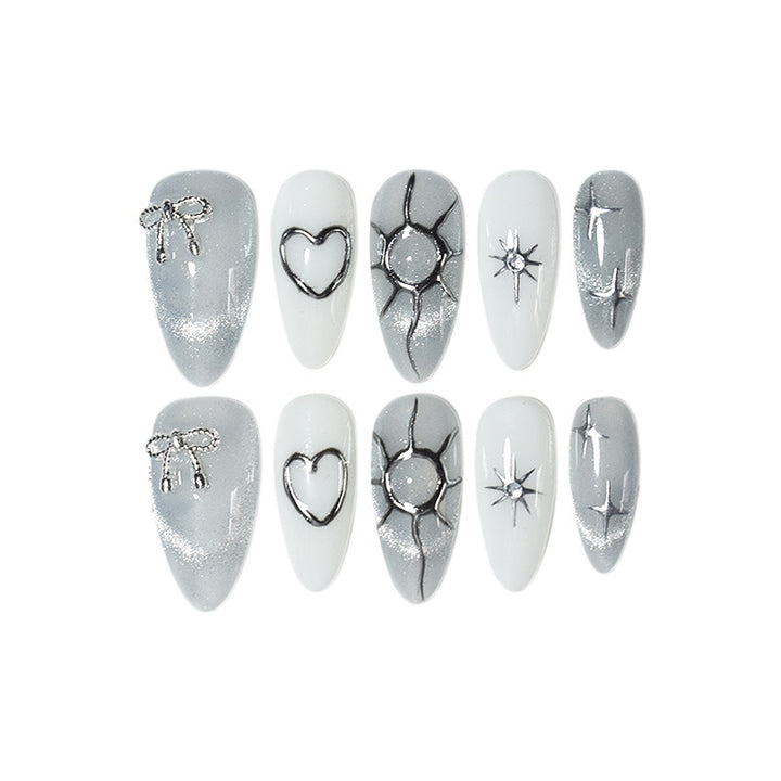 Glittering Decorative Press-On Nail Set Stornfield