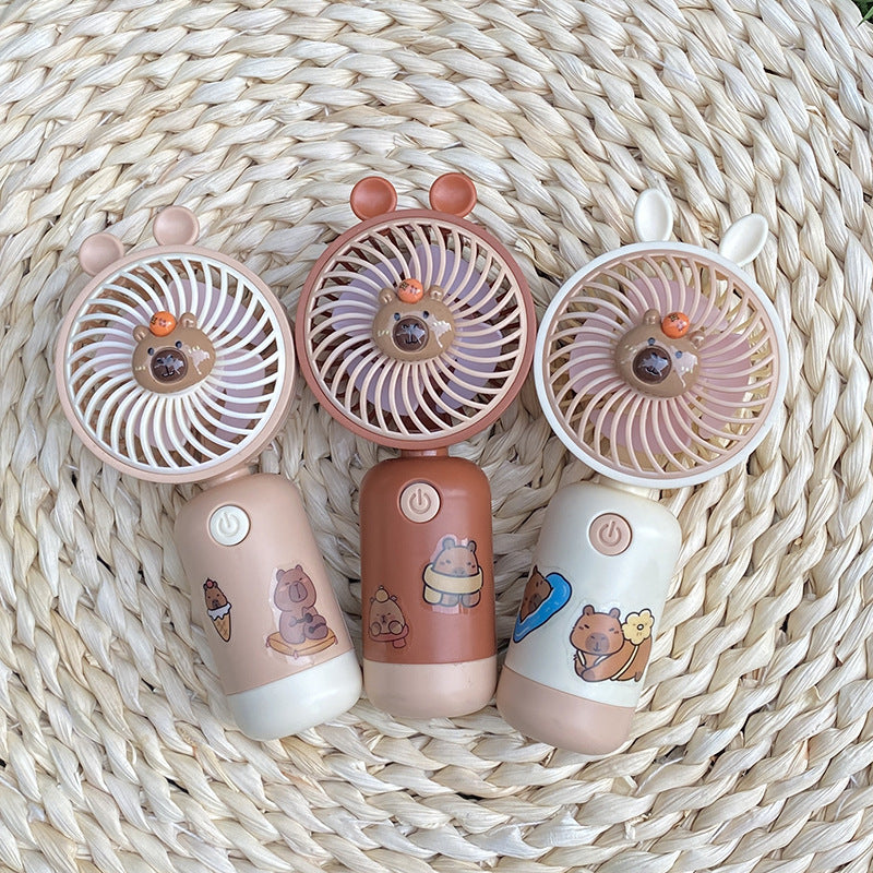 Unisex Portable Hand Fan in Cute Animal Design Stornfield