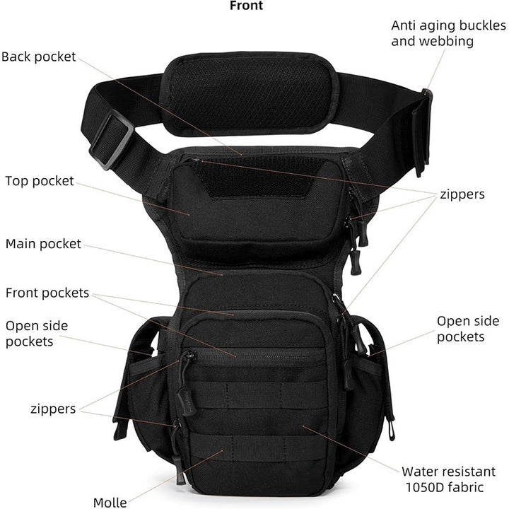 Tactical Shoulder Bag with Ergonomic Design Stornfield