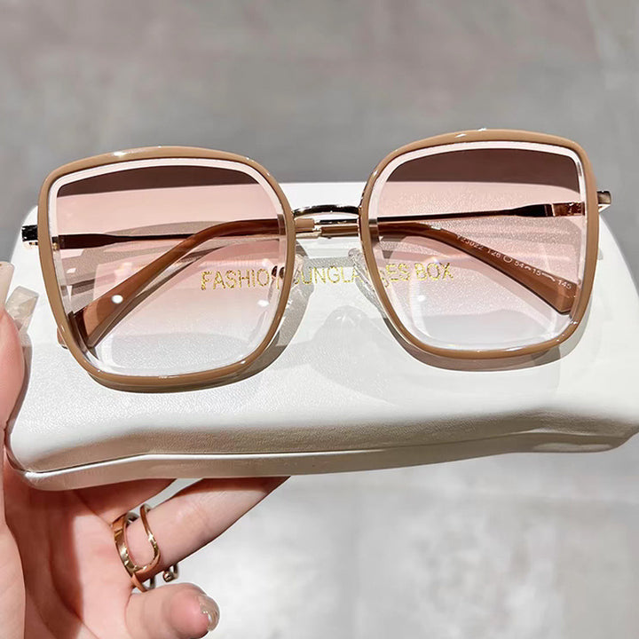 Women's oversized sunglasses with elegant metal frame and polarized lenses Stornfield