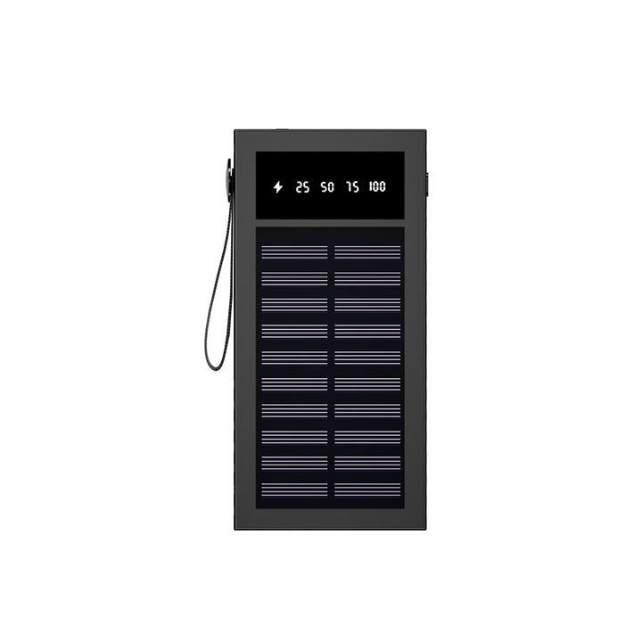 Portable Solar Power Bank with Digital Display and Innovative Charging Management Stornfield