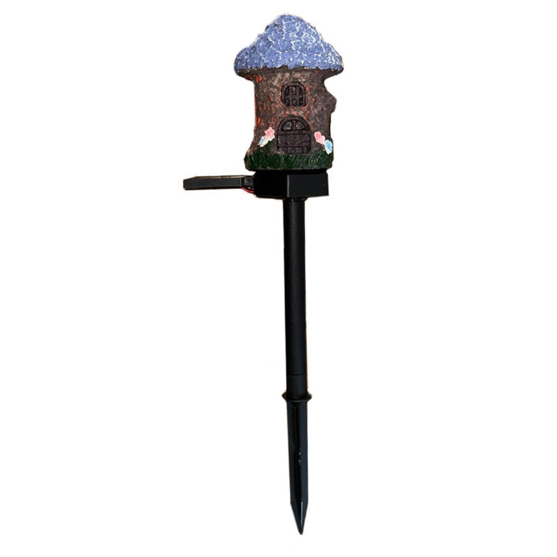 Welcoming Birdhouse Solar Pathway Stake Light With Dusk-To-Dawn Sensor Stornfield