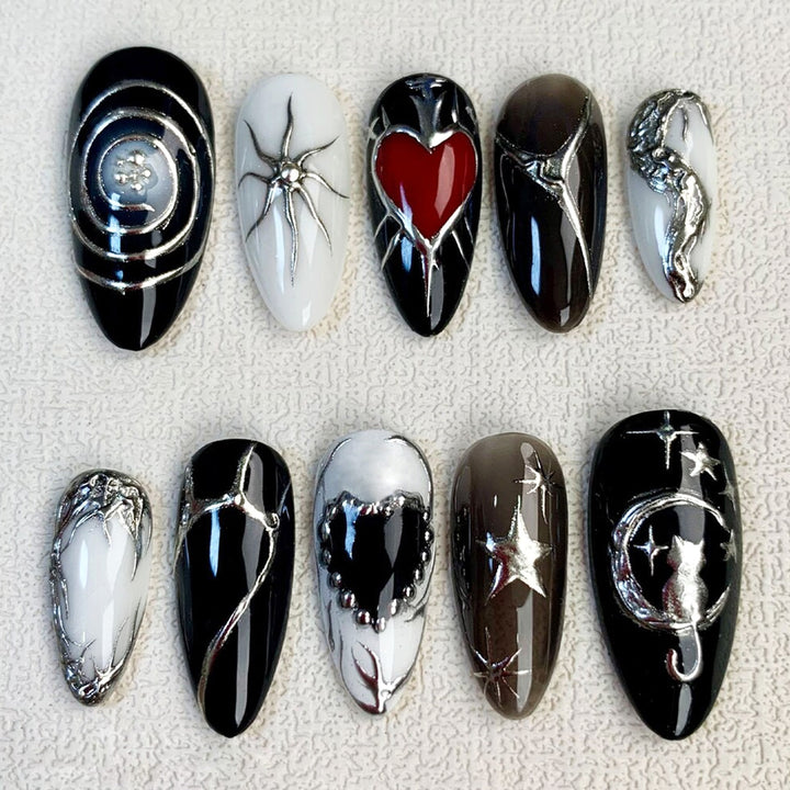 Creative Halloween Nail Art Set with Creepy Designs Stornfield
