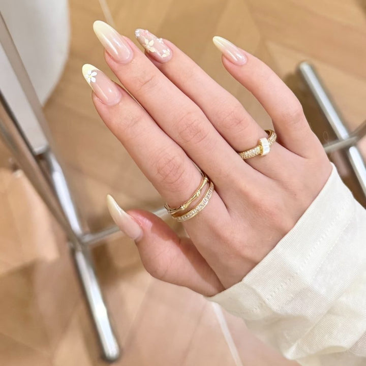 Floral Design Nail Art Extensions