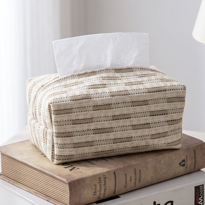 Decorative tissue box cover