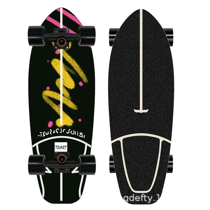 Artistic Lion Design Skateboard Stornfield