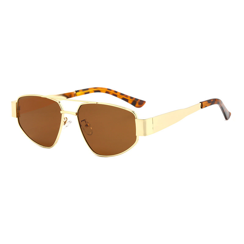 Men's Aviator-Style Metallic Sunglasses Stornfield