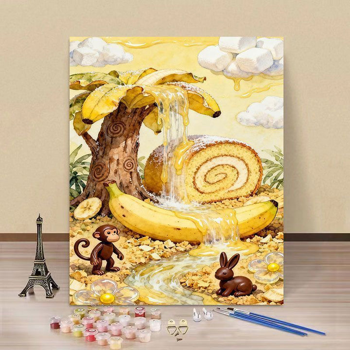 Fantasy Landscape DIY Paint by Numbers Art Kit Stornfield