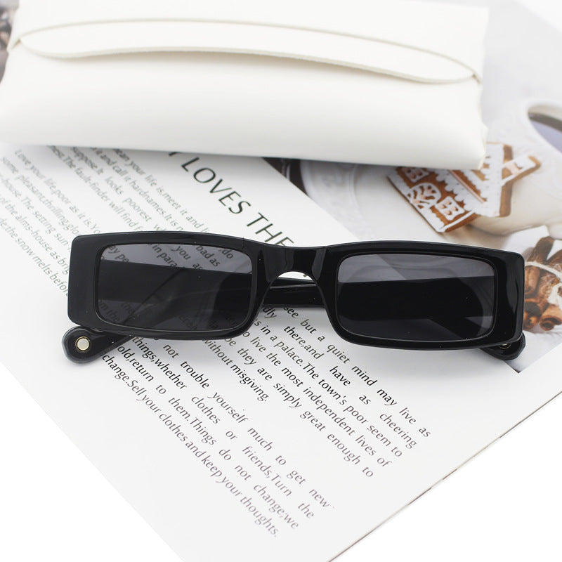 Women's fashion rectangular sunglasses with textured frame Stornfield