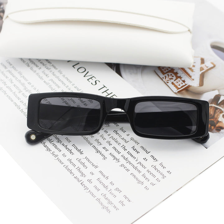 Women's fashion rectangular sunglasses with textured frame Stornfield