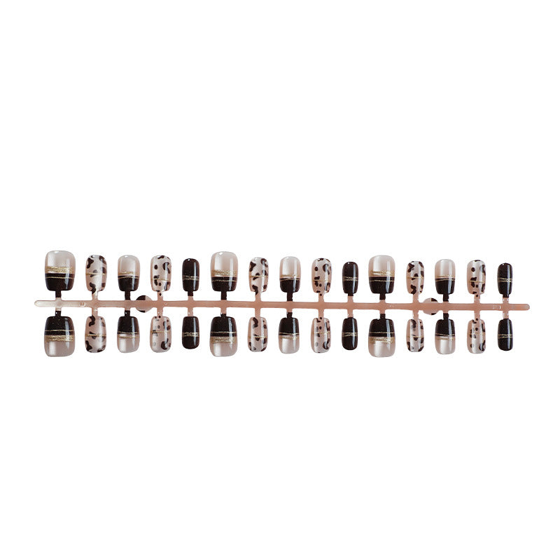 Contemporary Patterned Press-On Nail Art Set Stornfield