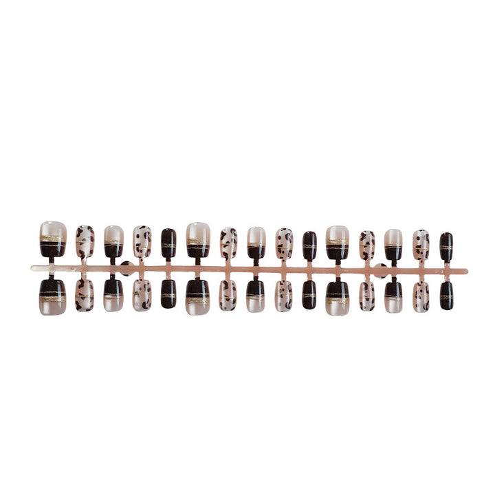 Contemporary Patterned Press-On Nail Art Set Stornfield