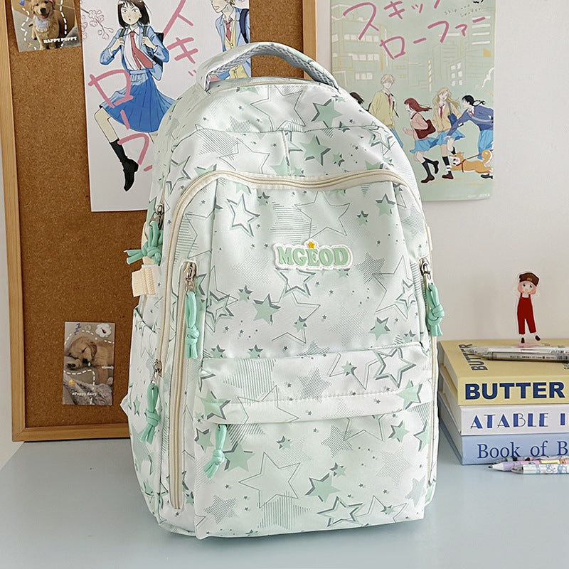 Star-Printed Multifunctional Backpack Stornfield