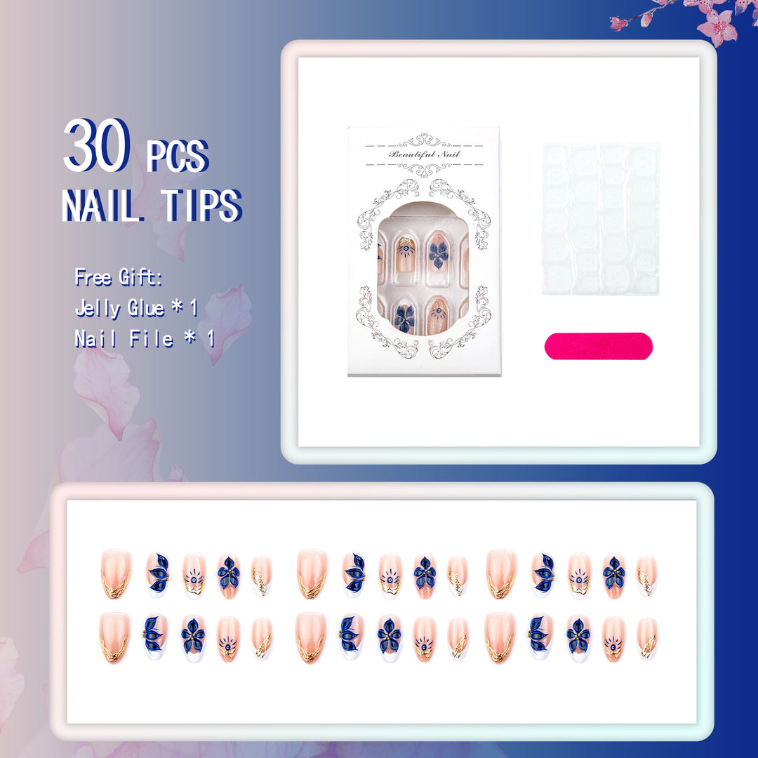 Floral Elegance Press-On Nails