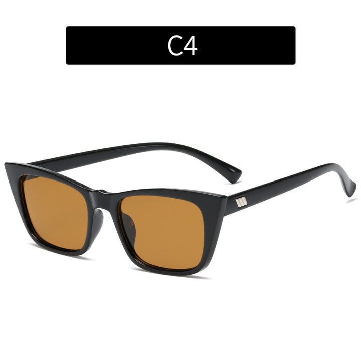 Modern Geometric Cat-Eye Sunglasses