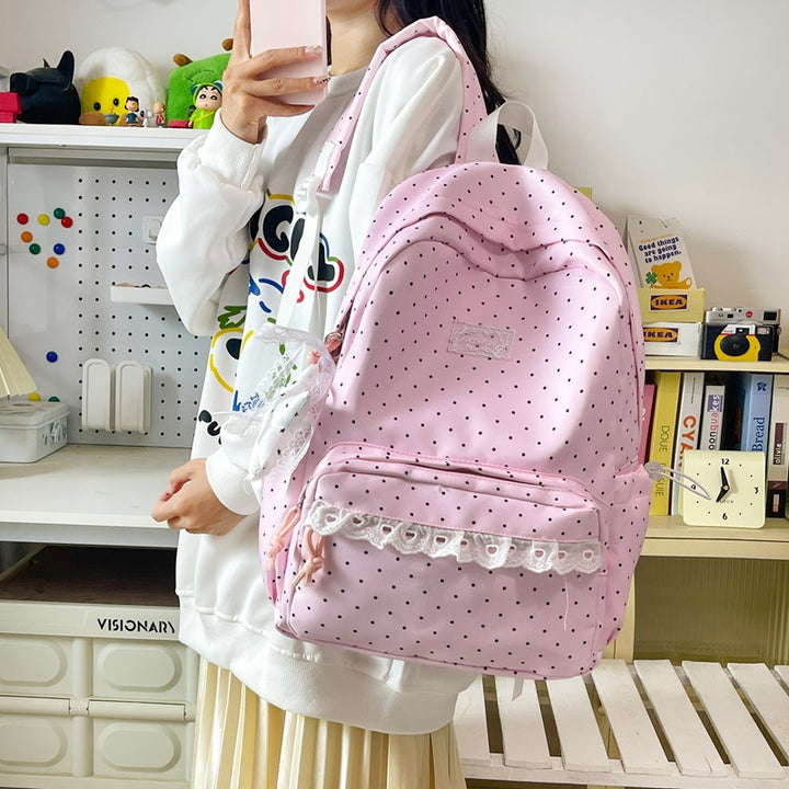 Cute Decorative Polka Dot Backpack Stornfield