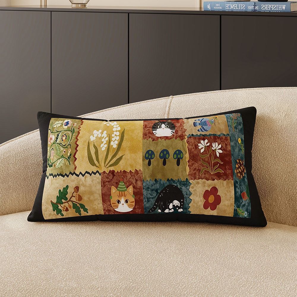 Decorative Animal-Themed Throw Pillow