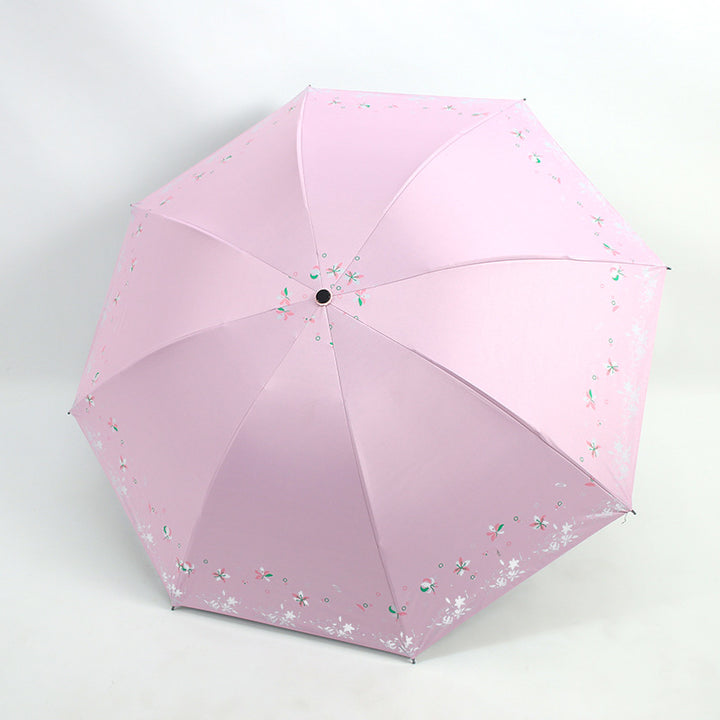 Women's Foldable Umbrella with Floral Patterns Stornfield