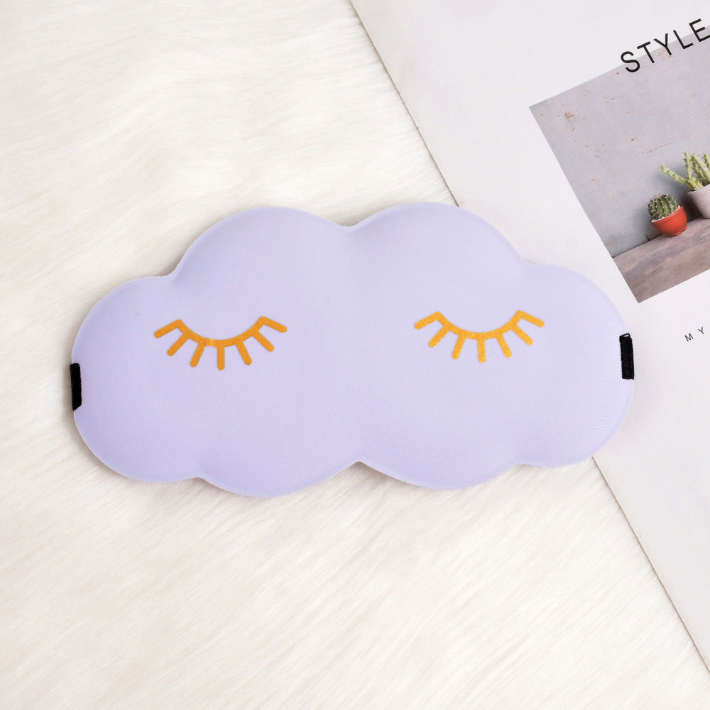 Women's cute cloud sleep mask made of memory foam with ergonomic padding and adjustable elastic band Stornfield