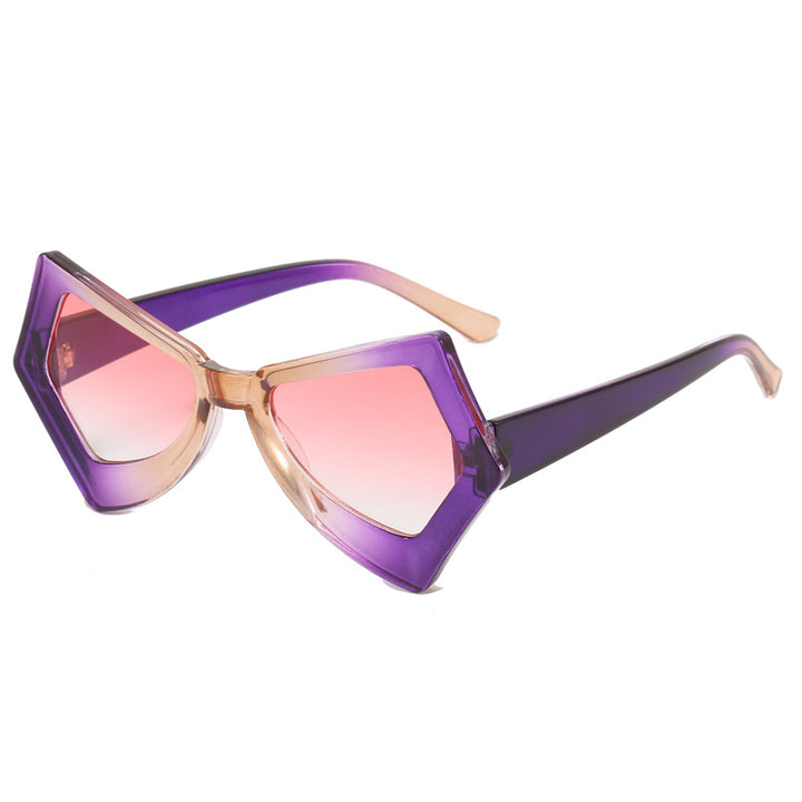 Women's polygonal sunglasses in extravagant design Stornfield