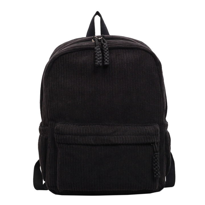 Corduroy Textured School Backpack Stornfield