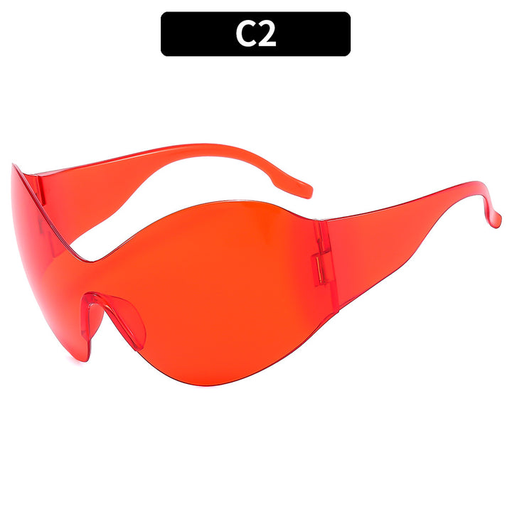 Futuristic Full Frame Shield Sunglasses