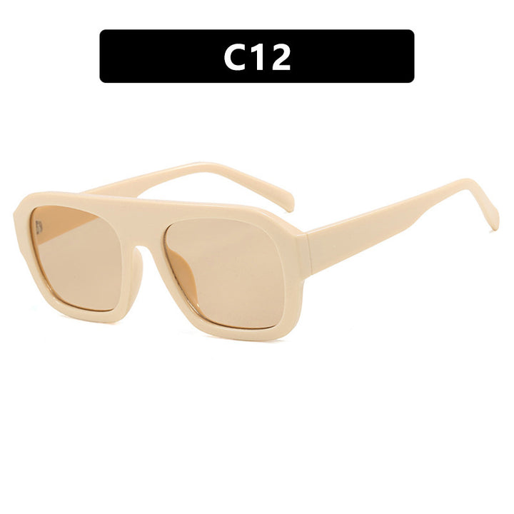 Women's oversized sunglasses with distinctive rectangular frame Stornfield