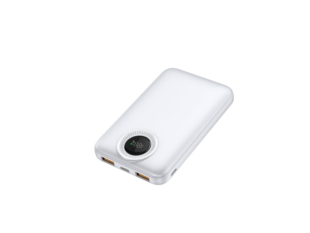 Portable high-performance power bank with inductive charging technology and digital display Stornfield