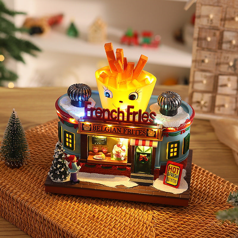Nostalgic Ice Cream Parlor with LED Lighting Stornfield