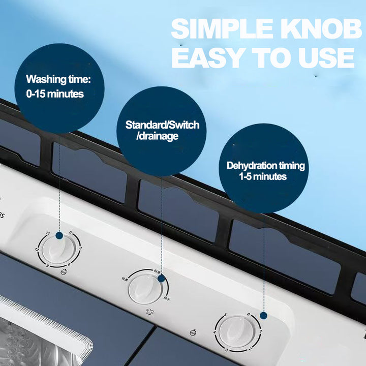 Compact washing machine with multifunctional spin and wash function Stornfield