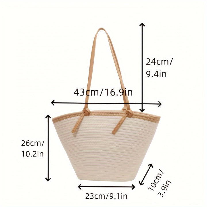 Spacious beach bag with reinforced bottom and easy-care material Stornfield