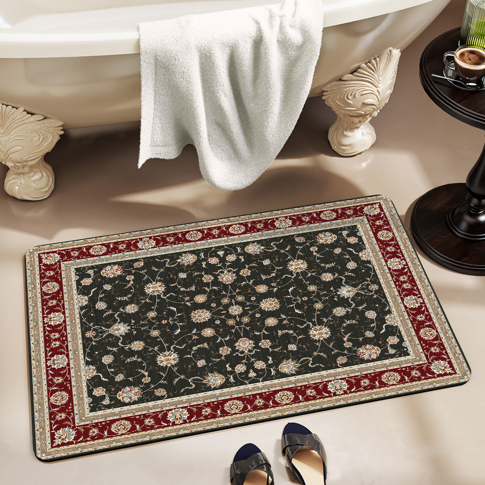 Ornate Decorative Bath Mat Stornfield