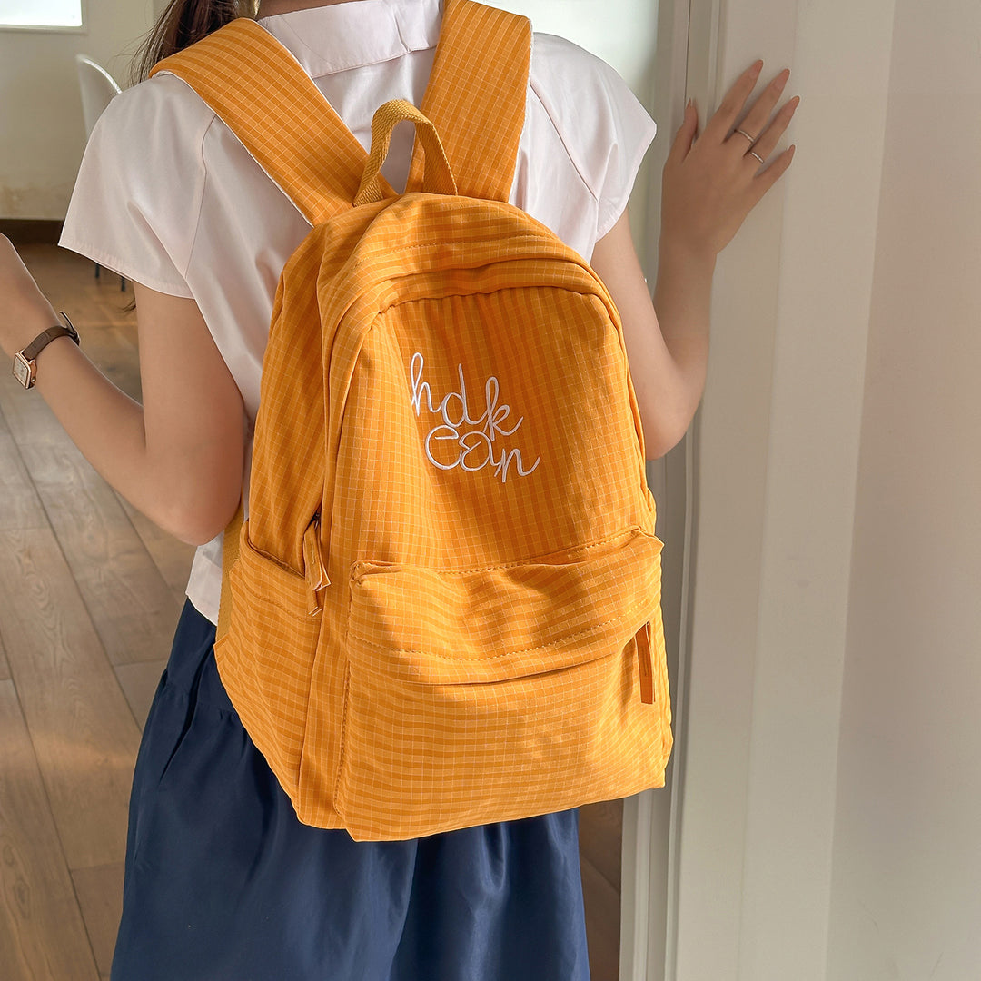Casual Checked Patterned Backpack Stornfield