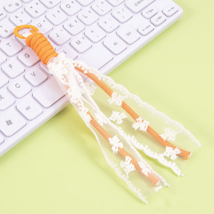 Elegant Lace Tassel Keychain Stornfield
