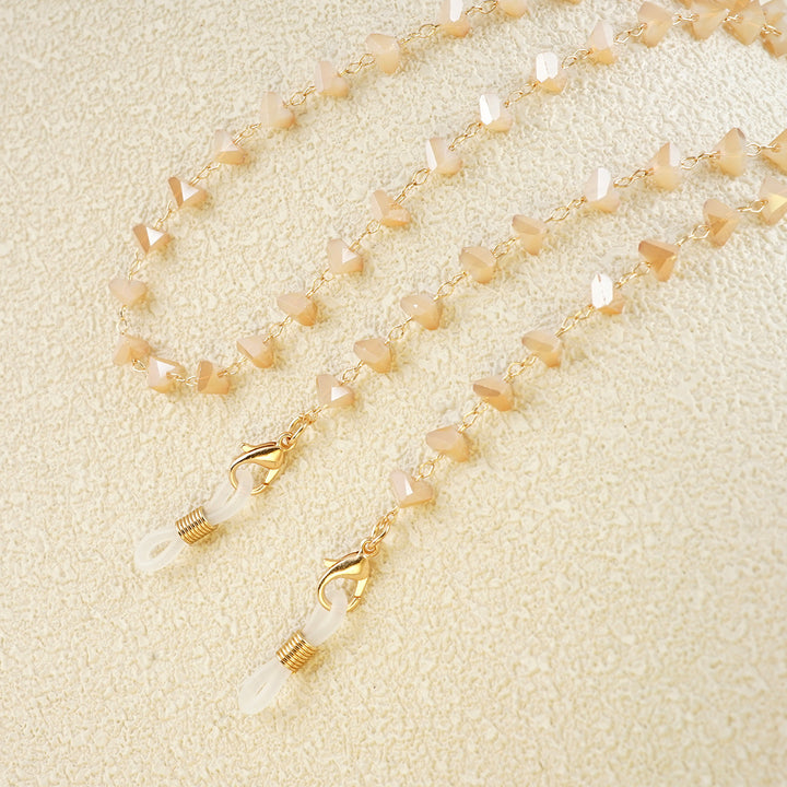 Heart-Shaped Beaded Eyewear Chain Stornfield