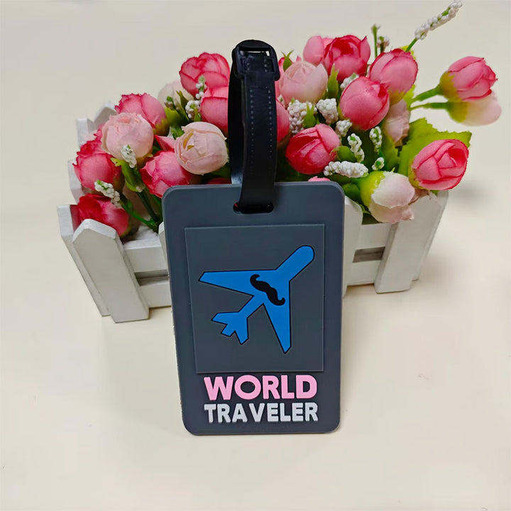Unisex Luggage Tag with Unique Airplane Design Bowlift