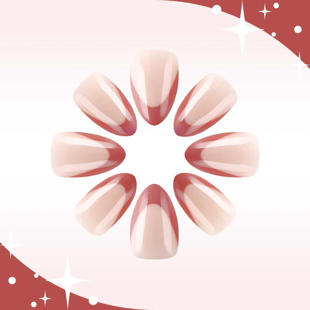 Elegant Almond-Shaped Press-On Nail Art Stornfield