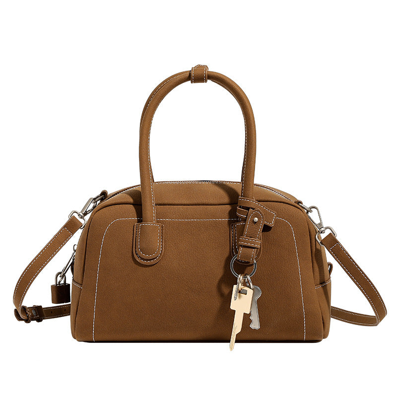 Classic Structured Handheld Satchel Bag