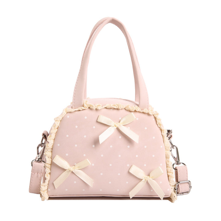 WoCharming Bow-Embellished Everyday Handbag Stornfield