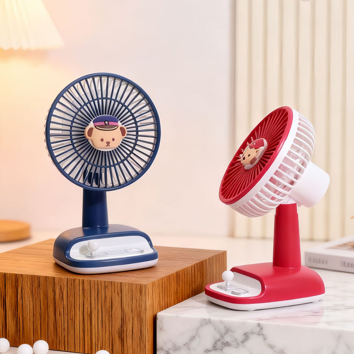 Ladies table fan with flexible tilt angle Stornfield